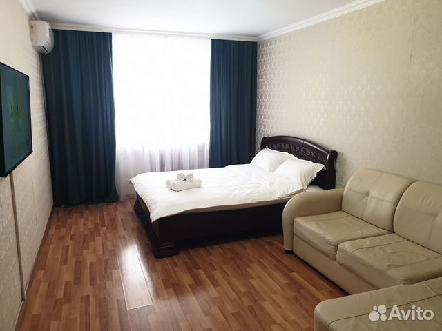 

1-к. квартира, 44 м², 2 кровати