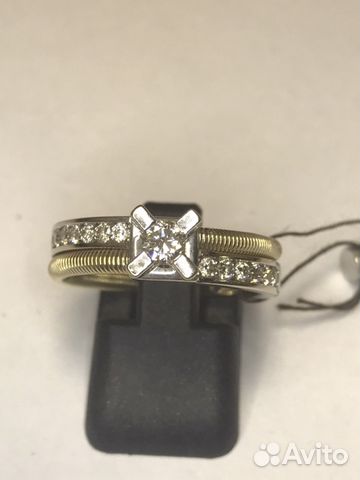 Винтажные кольцо с бриллиантами Винтажные кольцо с бриллиантами