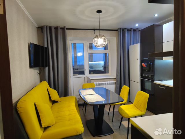 

1-к. квартира, 46 м², 2 кровати
