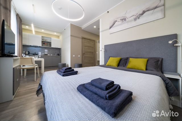 

Квартира-студия, 27 м², 1 кровать