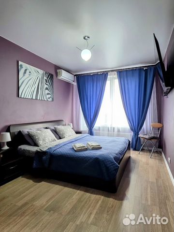 

1-к. квартира, 40 м², 2 кровати