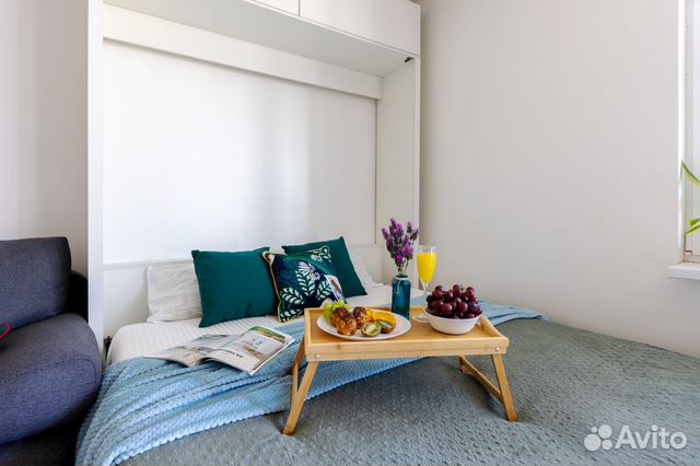 

Квартира-студия, 35 м², 2 кровати