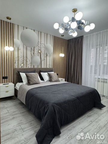 

1-к. квартира, 37 м², 2 кровати