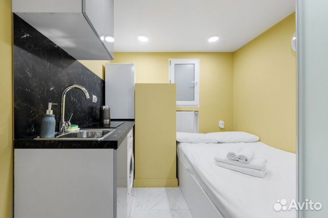 

Квартира-студия, 10 м², 1 кровать