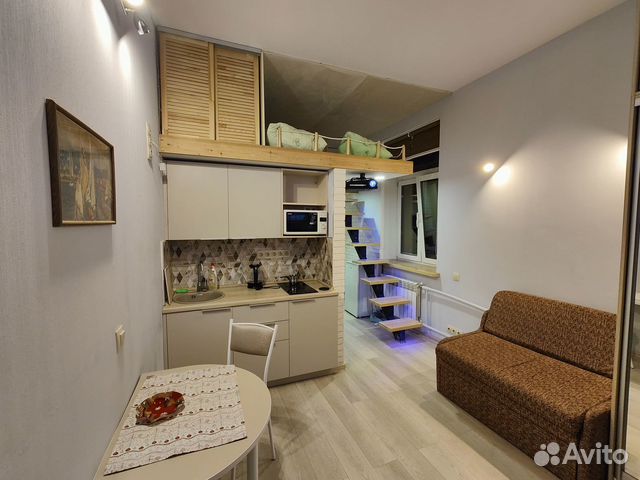

Квартира-студия, 25 м², 2 кровати