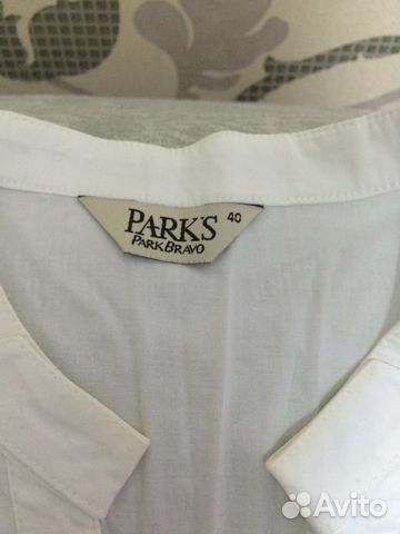 Блузка белая, р.44-46, б/у