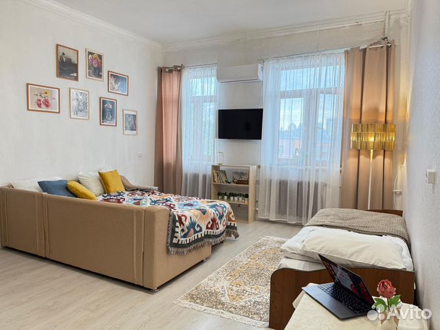 

1-к. квартира, 46 м², 3 кровати