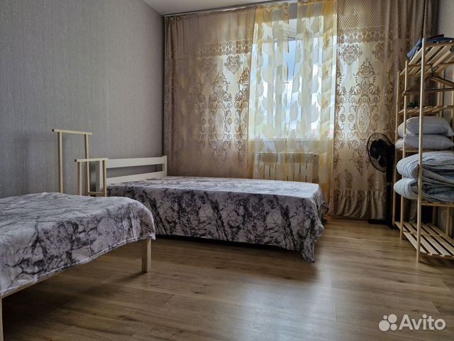 

1-к. квартира, 38 м², 2 кровати