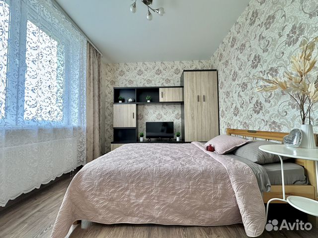 

1-к. квартира, 40 м², 2 кровати