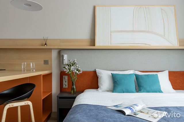 

Квартира-студия, 27 м², 1 кровать