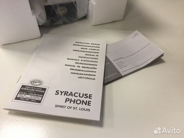 Телефон под ретро Syracuse от Spirit of st. louis Телефон под ретро Syracuse от Spirit of st. louis