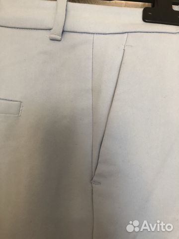 Брюки голубые Zara