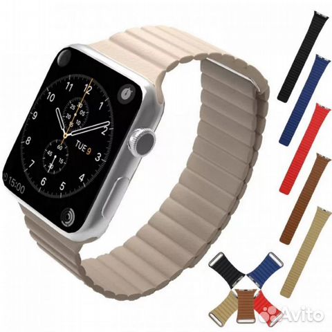 Стильные Ремешки Apple Watch Натуральный Материал