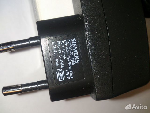 Новое зарядное устройство для Siemens