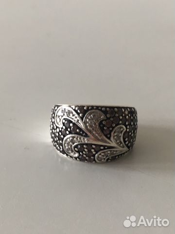 Серебряное кольцо с фианитами