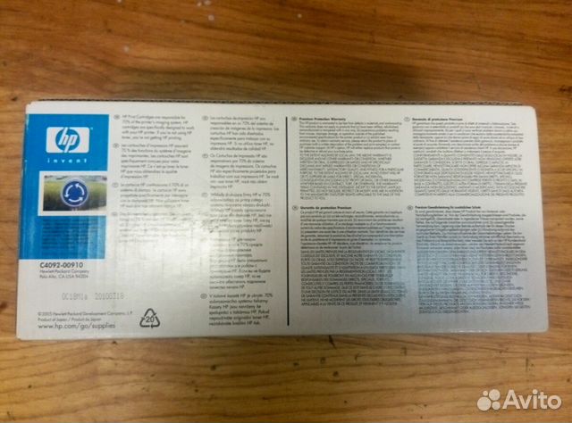 Ориг. карт. hp C4092A 92A