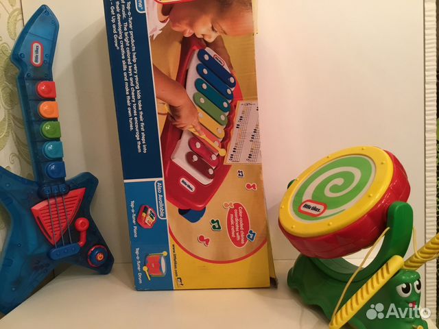 Little tikes ксилофон новый: гитара: барабан и мин
