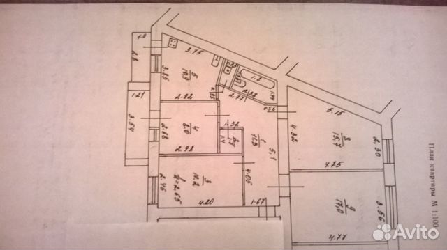 4-к квартира, 79 м², 5/5 эт.