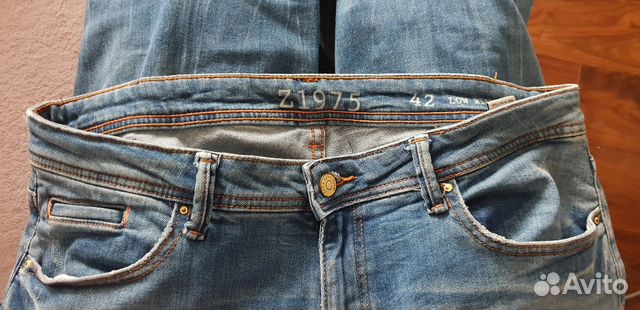 Джинсы стрейч синие Zara Джинсы стрейч синие Zara