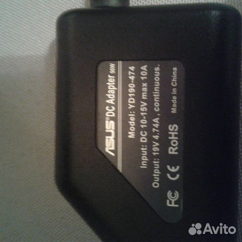 Зарядное устройство для ноутбука Asus от автомоби