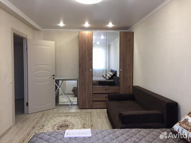 

1-к. квартира, 42 м², 3 кровати