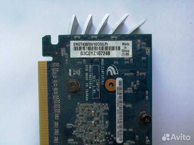 Видеокарта asus GT430 1Гб DDR3 PCI Express