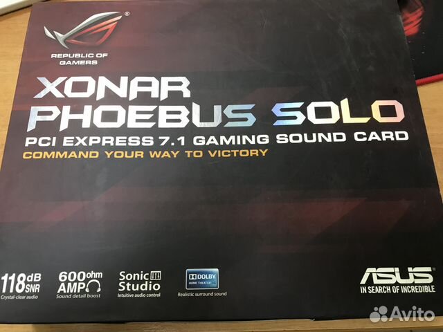 Asus xonar phoebus solo