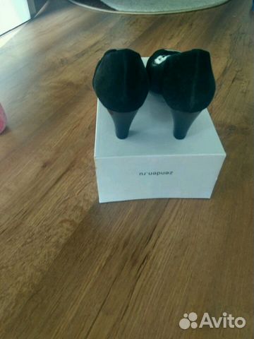 Туфли новые, натуральная замша, Польша