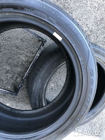 R19 245/45 GoodYear Eagle RS-A2 пара шин