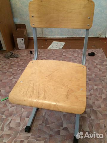 Школьный стол и стул, с регулируемой высотой