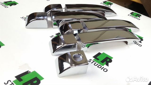 Накладки на ручки Range Rover 2002-2009 хром Накладки на ручки Range Rover 2002-2009 хром