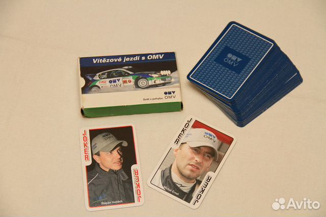 Карты игральные OMV rally team czech