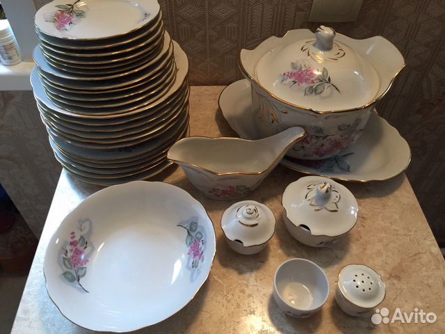 Сервиз столовый. Дулево. 99г