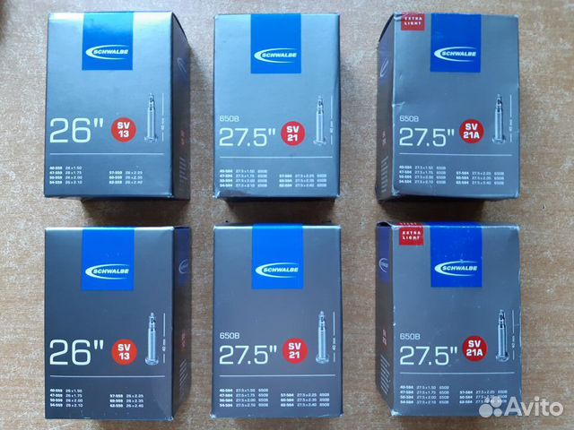 Новые камеры 26 / 27.5 Schwalbe (Германия)