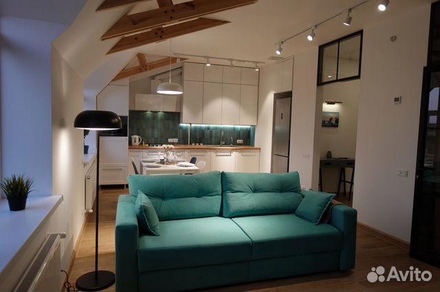 

1-к. квартира, 53 м², 2 кровати