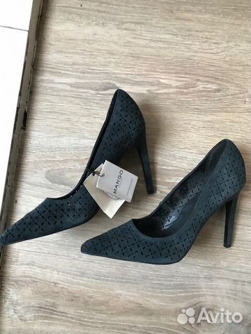 Новые Туфли, Mango, нат замша, кожа, р 39