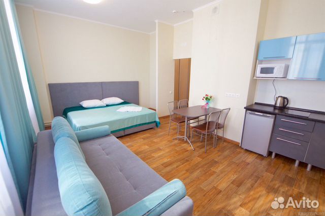 

Квартира-студия, 35 м², 2 кровати