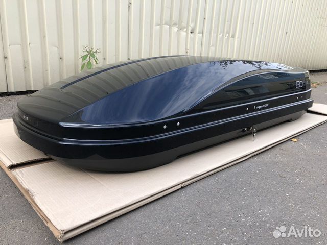 Автобокс Магнум 390 Чёрный металлик быстросъём 320 Автобокс Магнум 390 Чёрный металлик быстросъём 320
