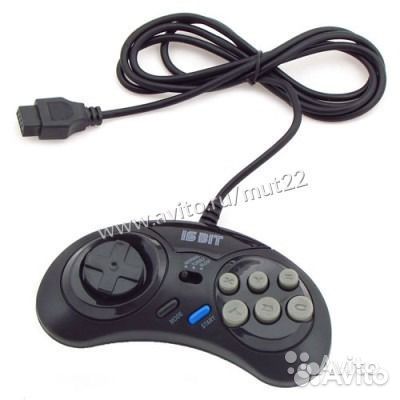 Sega Controller Turbo Black