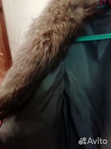 Полушубок из голубого песца