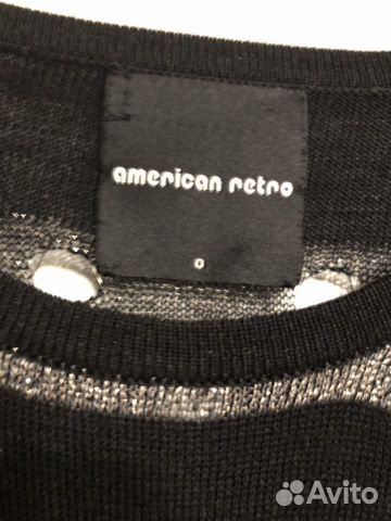 Платье-туника American Retro черно-серебристая нов Платье-туника American Retro черно-серебристая нов