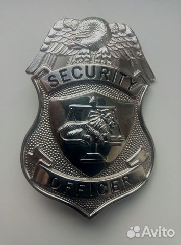 Нагрудный знак security Нагрудный знак security