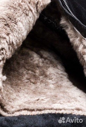 Замшевые ботфорты б/у Замшевые ботфорты б/у