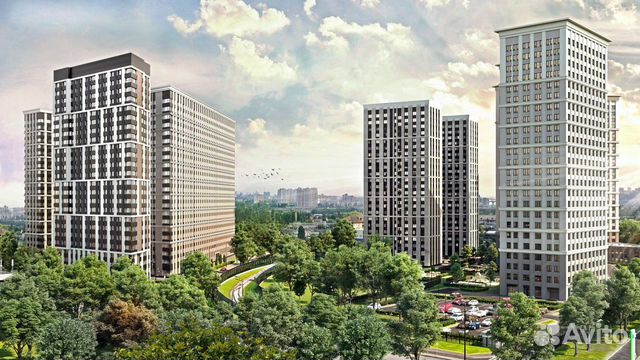1-к квартира, 44.9 м², 14/21 эт. 1-к квартира, 44.9 м², 14/21 эт.
