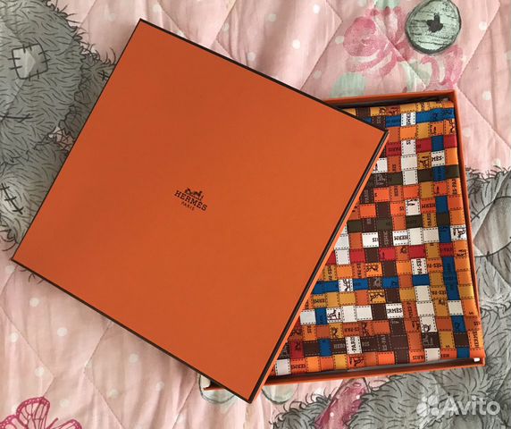 Платок Hermes оригинал 90х90 Платок Hermes оригинал 90х90