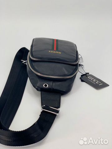Новая мужская сумка через плечо кожа Gucci 2 Новая мужская сумка через плечо кожа Gucci 2