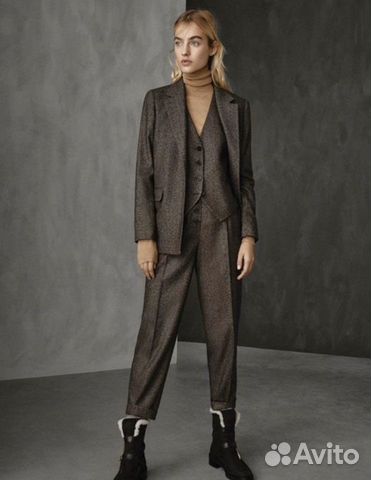 Брюки Massimo Dutty Коричневые 38 размер Брюки Massimo Dutty Коричневые 38 размер