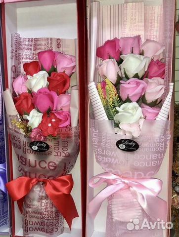 Букет из мыльных роз Букет из мыльных роз