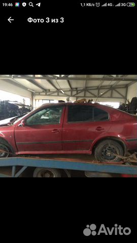 Дверь левая зад Шкода октавия тур