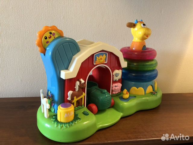 Развивающая игрушка пирамидка/ферма